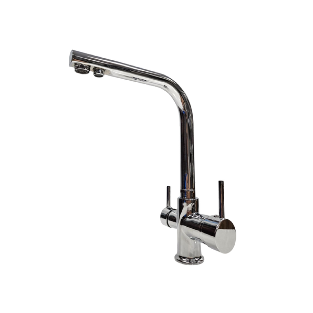 Lüks Krom 3 Yollu Musluk